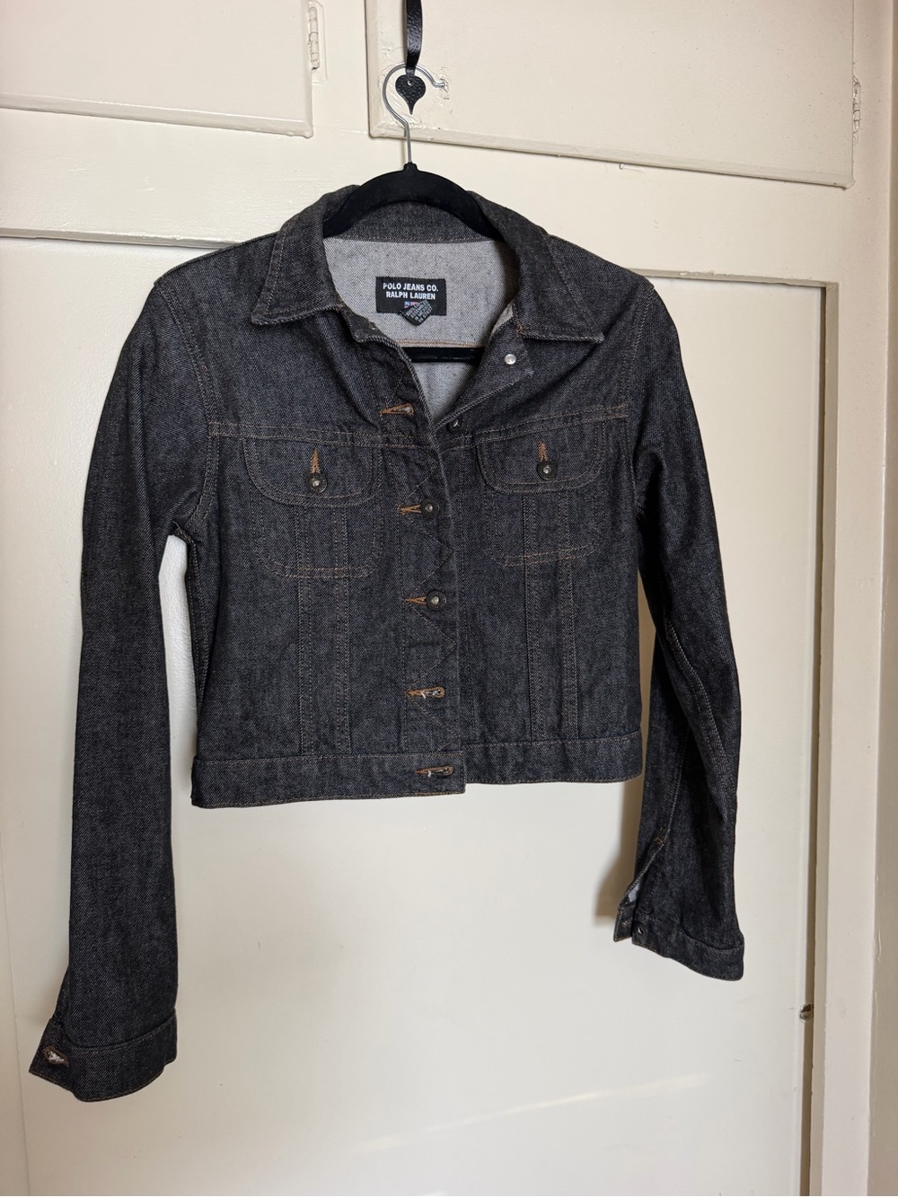 Polo Jeans Ralph Lauren Co. Black Denim Jacket - Women's